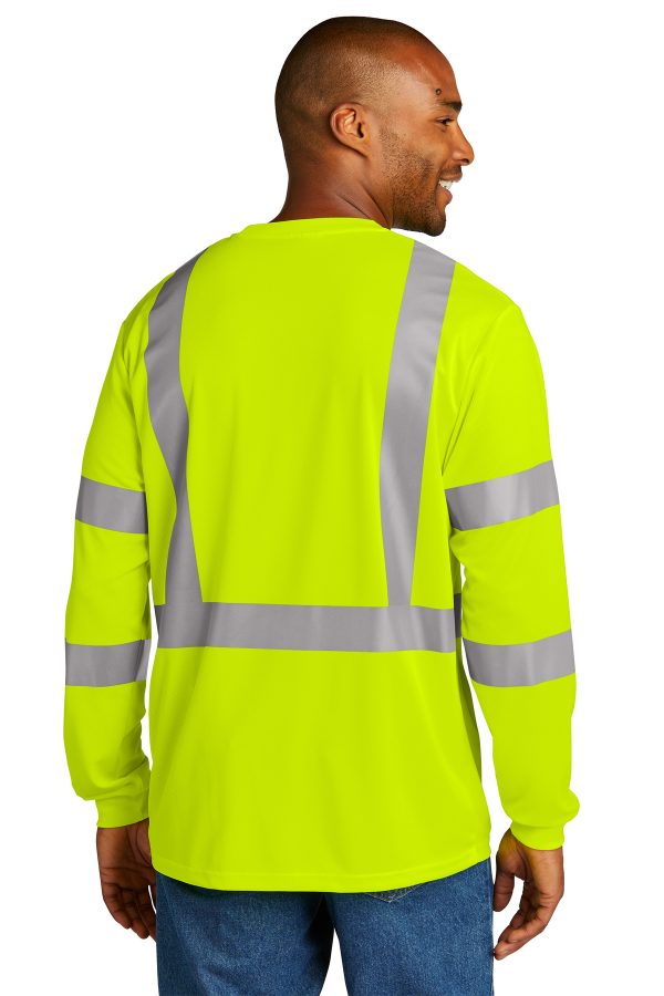 CornerStone ANSI 107 Class 3 Mesh Long Sleeve T-shirt - Image 2