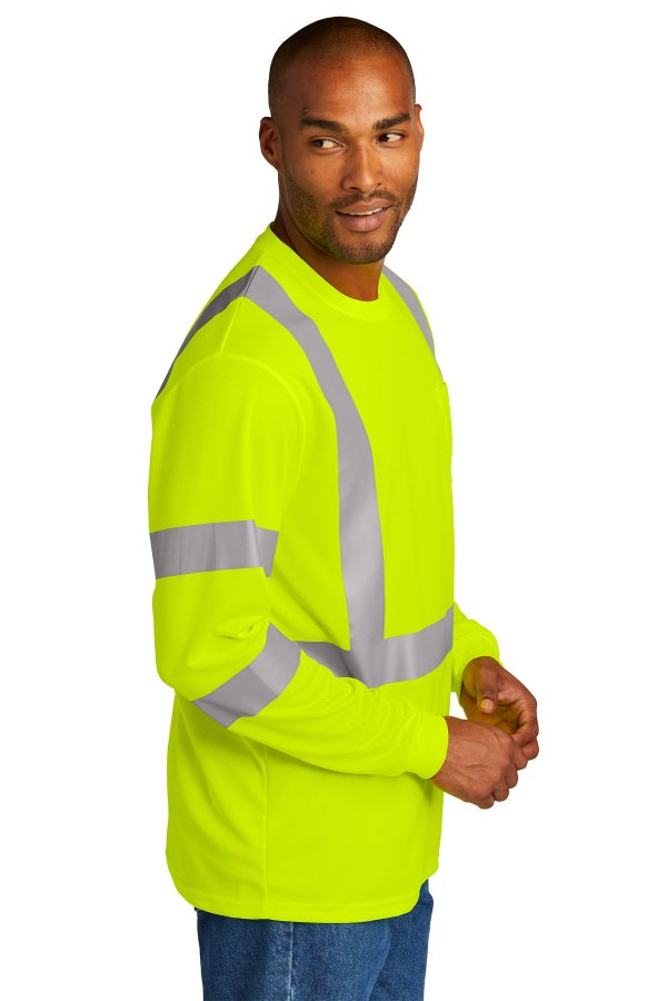 CornerStone ANSI 107 Class 3 Mesh Long Sleeve T-shirt - Image 3