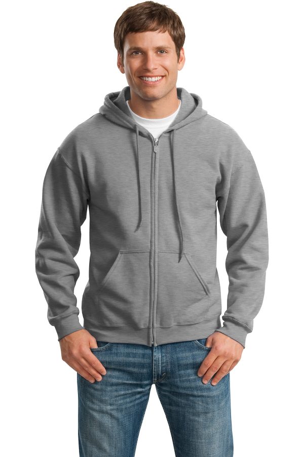 Gildan® - Heavy Blend™ Full-Zip Hooded Sweatshirt. 18600 - Image 5