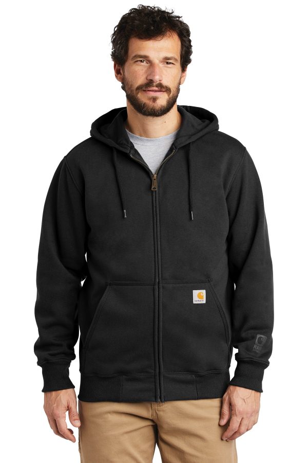 Carhartt ® Rain Defender ® Paxton Heavyweight Hooded Zip-Front Sweatshirt. CT100614 - Image 3