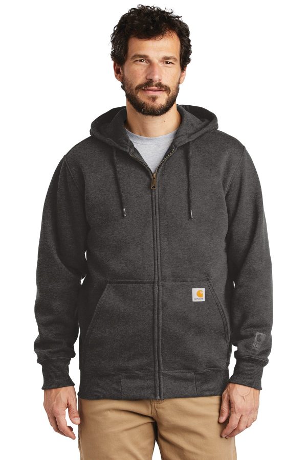 Carhartt ® Rain Defender ® Paxton Heavyweight Hooded Zip-Front Sweatshirt. CT100614 - Image 4