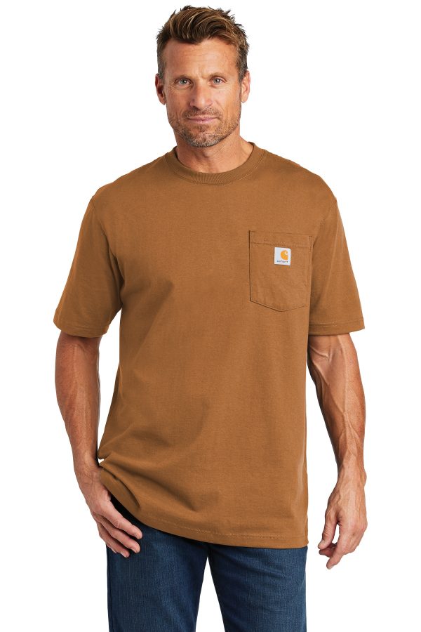 Carhartt ® Workwear Pocket Short Sleeve T-Shirt. CTK87 - Image 2