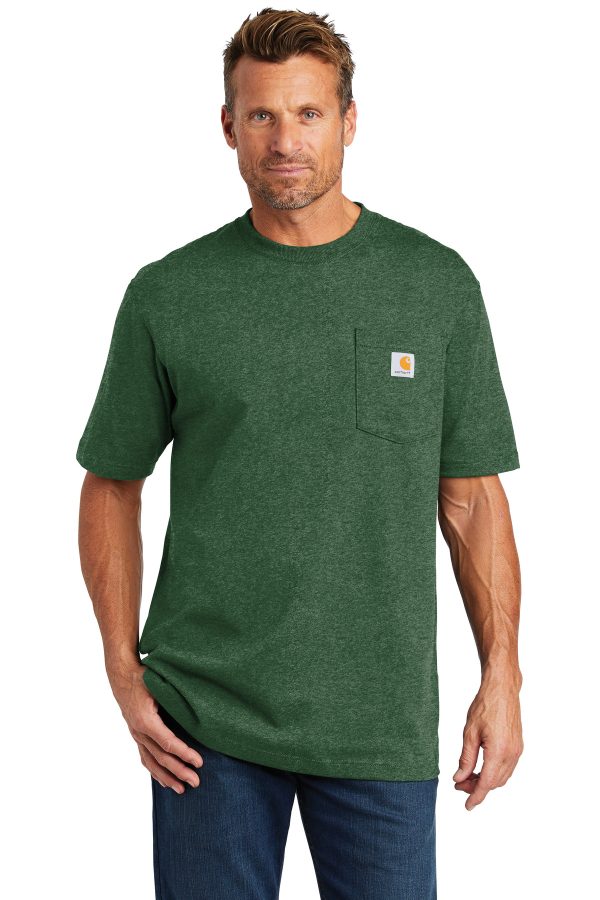 Carhartt ® Workwear Pocket Short Sleeve T-Shirt. CTK87 - Image 4