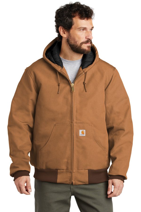 Carhartt ® Quilted-Flannel-Lined Duck Active Jac. CTSJ140 - Image 12