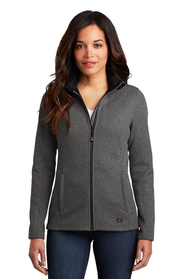 OGIO ® Ladies Grit Fleece Jacket. LOG727 - Image 2