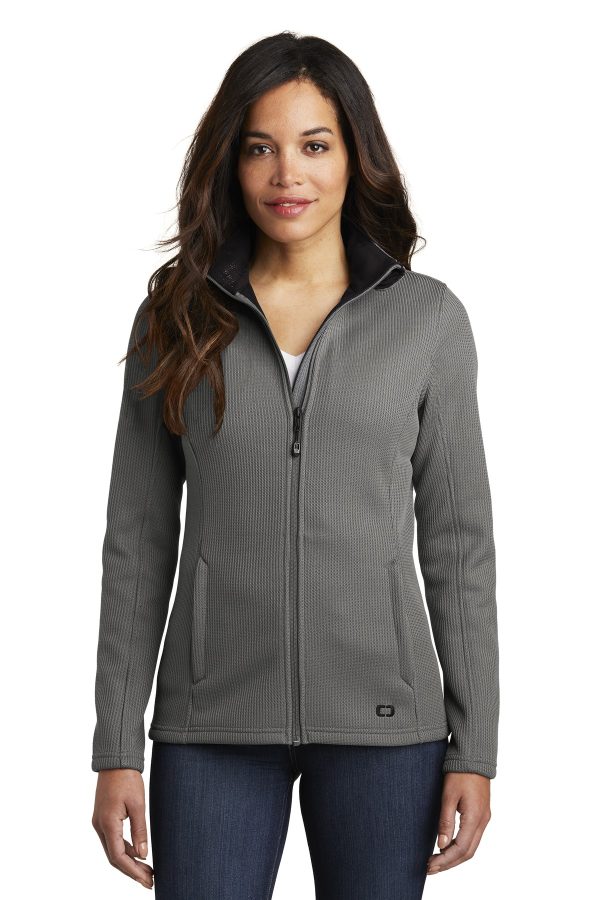 OGIO ® Ladies Grit Fleece Jacket. LOG727 - Image 3