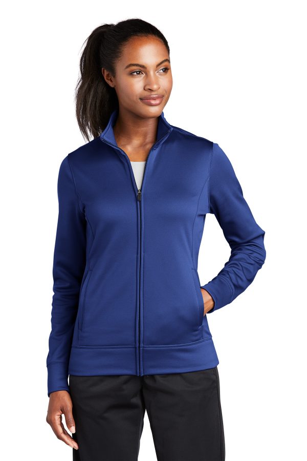 Sport-Tek® Ladies Sport-Wick® Fleece Full-Zip Jacket.  LST241 - Image 4