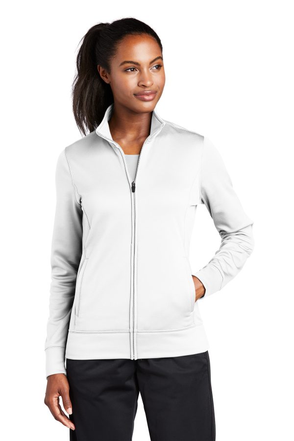 Sport-Tek® Ladies Sport-Wick® Fleece Full-Zip Jacket.  LST241 - Image 2