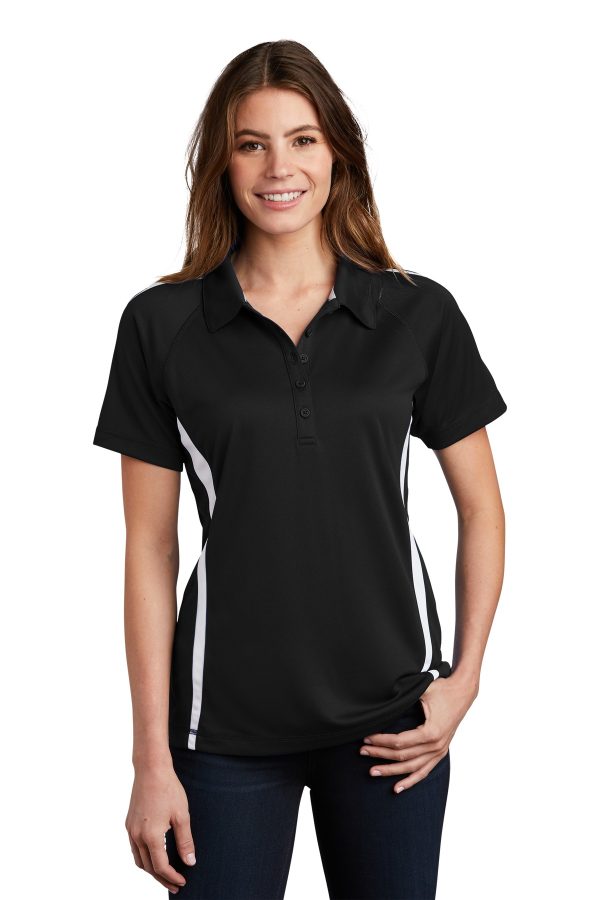 Sport-Tek® Ladies PosiCharge® Micro-Mesh Colorblock Polo. LST685 - Image 36