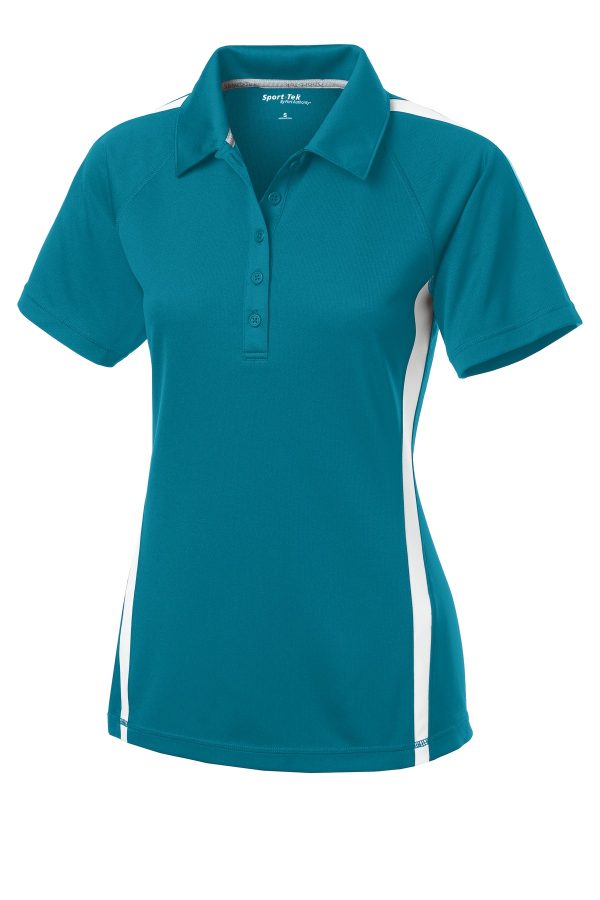 Sport-Tek® Ladies PosiCharge® Micro-Mesh Colorblock Polo. LST685 - Image 30