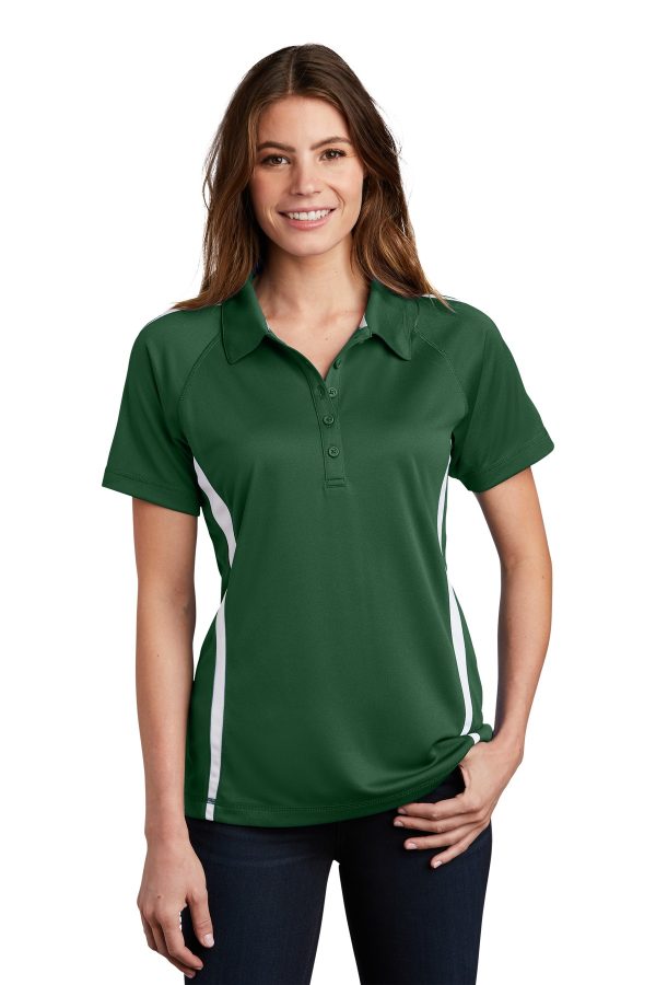 Sport-Tek® Ladies PosiCharge® Micro-Mesh Colorblock Polo. LST685 - Image 28