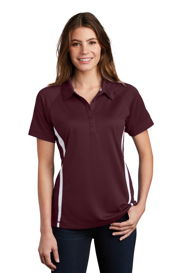 Sport-Tek® Ladies PosiCharge® Micro-Mesh Colorblock Polo. LST685 - Image 20