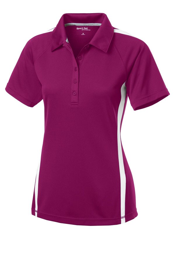 Sport-Tek® Ladies PosiCharge® Micro-Mesh Colorblock Polo. LST685 - Image 14