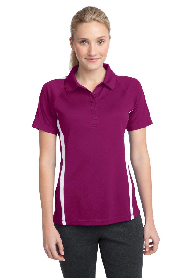 Sport-Tek® Ladies PosiCharge® Micro-Mesh Colorblock Polo. LST685 - Image 16