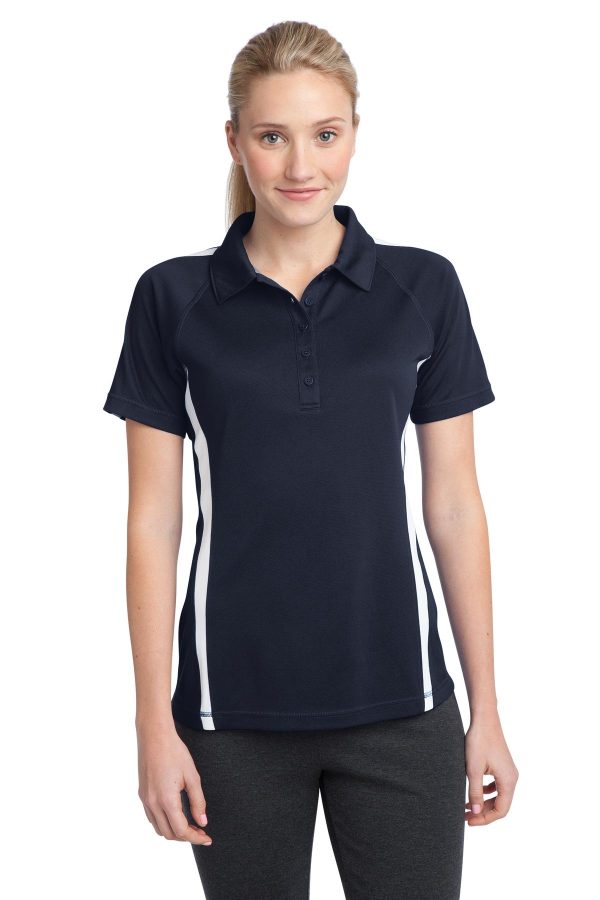 Sport-Tek® Ladies PosiCharge® Micro-Mesh Colorblock Polo. LST685 - Image 12