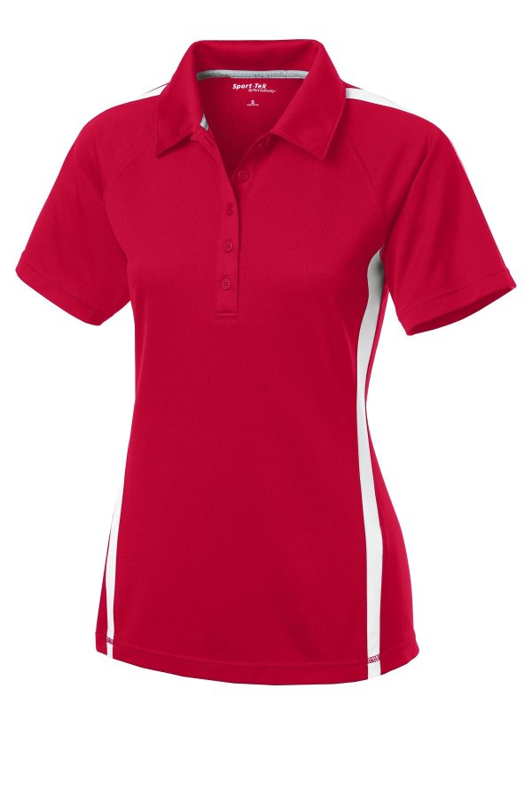 Sport-Tek® Ladies PosiCharge® Micro-Mesh Colorblock Polo. LST685 - Image 6