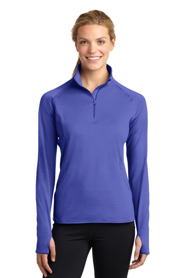 Sport-Tek® Ladies Sport-Wick® Stretch 1/2-Zip Pullover. LST850 - Image 4