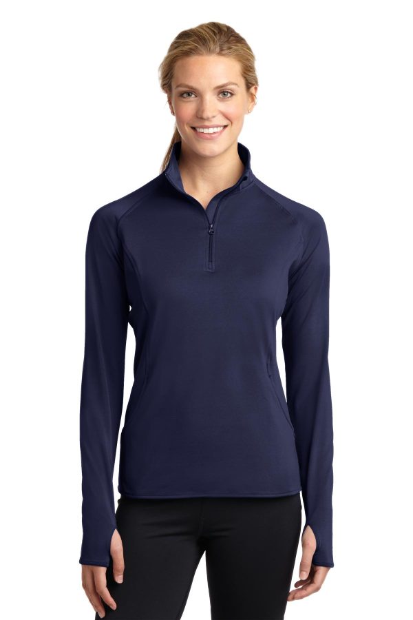 Sport-Tek® Ladies Sport-Wick® Stretch 1/2-Zip Pullover. LST850 - Image 5