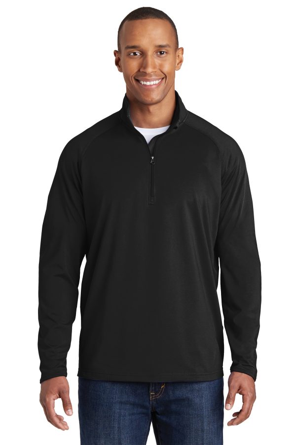 Sport-Tek® Sport-Wick® Stretch 1/2-Zip Pullover. ST850 - Image 2