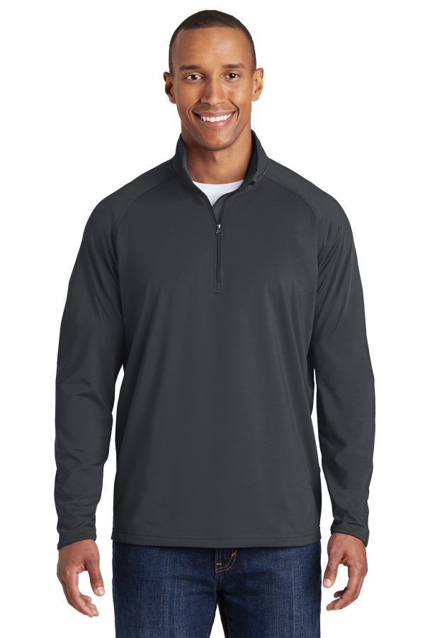 Sport-Tek® Sport-Wick® Stretch 1/2-Zip Pullover. ST850 - Image 3